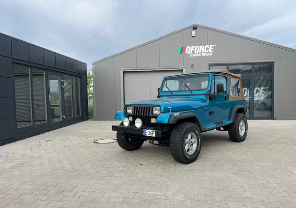 Jeep Wrangler cena 64700 przebieg: 152000, rok produkcji 1992 z Swarzędz małe 191